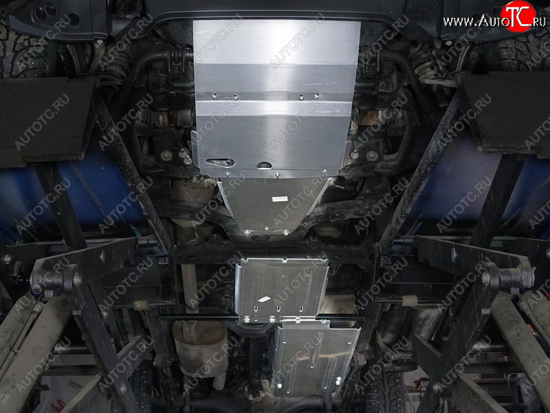 21 649 р. Защиты комплект (картер и радиатор, кпп, рк, бак) v-2-5 л. ТСС Тюнинг  Mercedes-Benz X class  W470 (2017-2020) (алюминий 4 мм)  с доставкой в г. Воронеж
