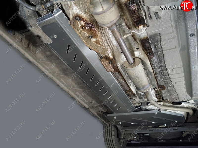 6 899 р. Защита топливной магистрали ТСС Тюнинг  Renault Logan Stepway (2018-2025) (алюминий 4 мм)  с доставкой в г. Воронеж