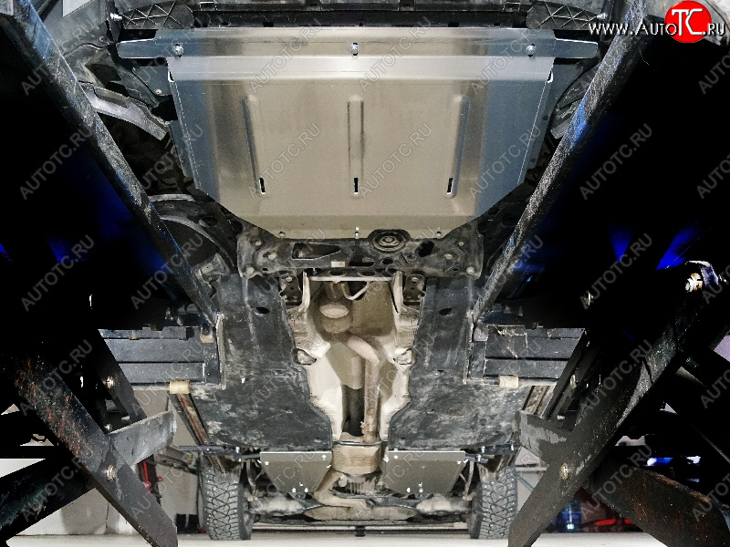 18 549 р. Защиты комплект (картер, кпп, бак) ТСС Тюнинг Volkswagen Taos (2020-2022) (алюминий 4 мм)  с доставкой в г. Воронеж
