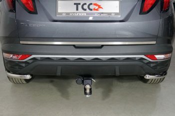 14 749 р. Фаркоп (тягово-сцепное устройство) ТСС Тюнинг  Hyundai Tucson  NX4 (2020-2022) (оцинкованный, шар E)  с доставкой в г. Воронеж. Увеличить фотографию 1