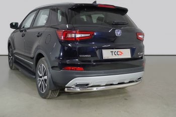 15 999 р. Защита задняя (нержавейка 60,3 мм), ТСС Тюнинг Changan CS55 дорестайлинг (2017-2018)  с доставкой в г. Воронеж. Увеличить фотографию 1