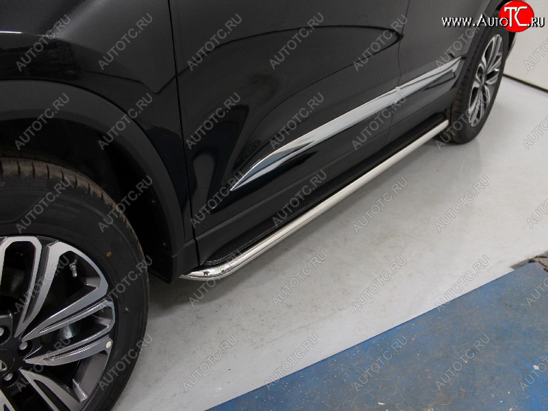 38 999 р. Пороги с площадкой 42,4 мм ТСС Тюнинг  Chery Tiggo 8  1 T18 (2019-2023) рестайлинг (лист)  с доставкой в г. Воронеж