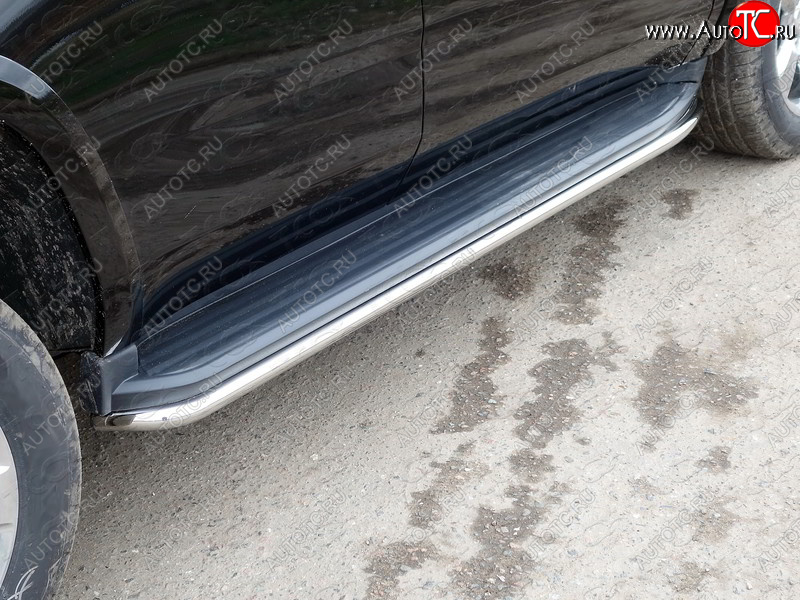 25 499 р. Защита порогов алюминий 50,8 мм, ТСС Тюнинг Chevrolet Tahoe K2UC (2014-2021)  с доставкой в г. Воронеж