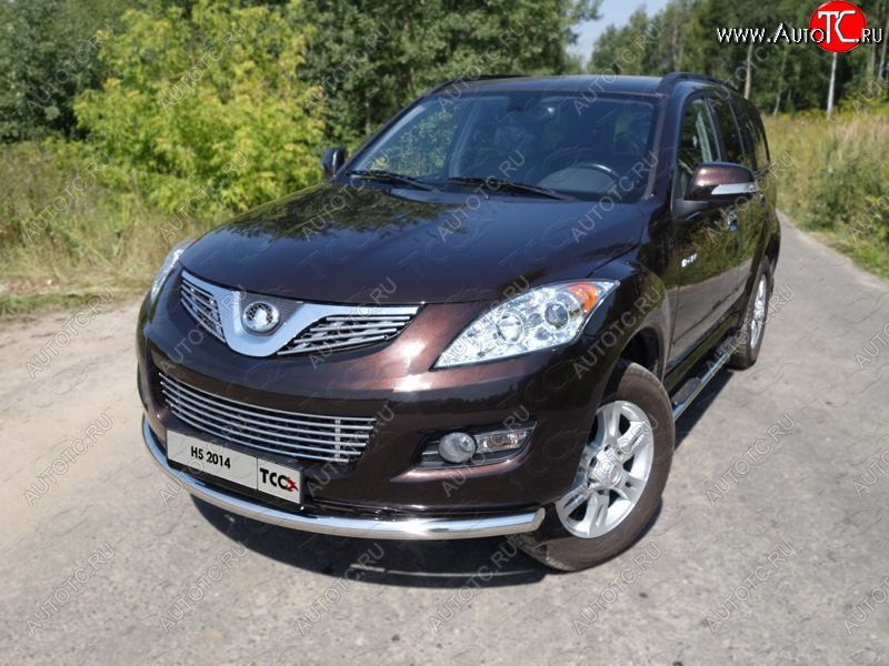 15 999 р. Защита переднего бампера нижняя d60,3 мм ТСС Тюнинг Great Wall Hover H5 (2010-2017) (нержавейка)  с доставкой в г. Воронеж