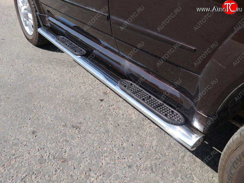 38 799 р. Пороги овальные с накладкой 120х60 мм Haval H5 рестайлинг (2020-2023) (серые)  с доставкой в г. Воронеж