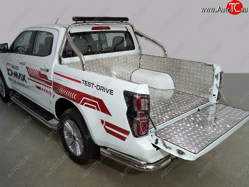 39 999 р. Защитный алюминиевый вкладыш в кузов автомобиля (комплект) ТСС Тюнинг  Isuzu D-Max  RG (2020-2023) DoubleCab (алюминий)  с доставкой в г. Воронеж