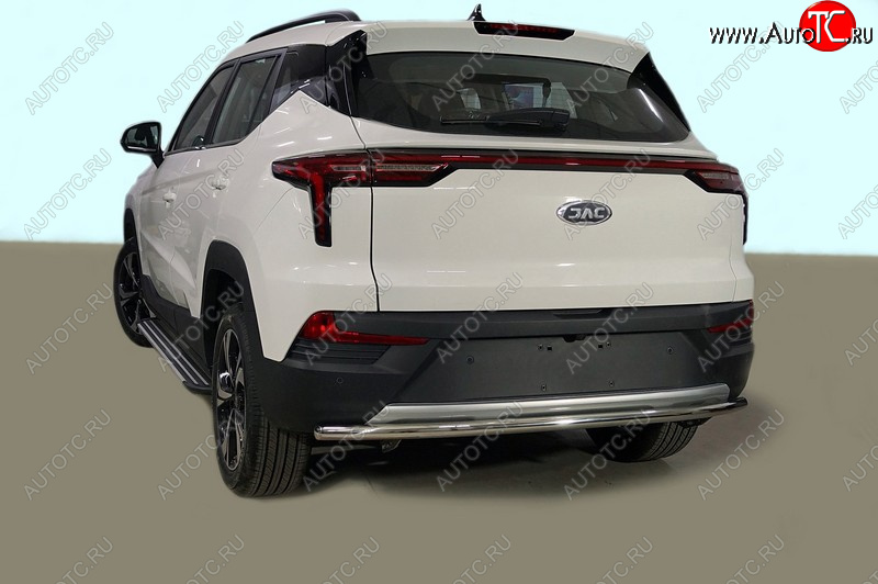 13 999 р. Защита задняя (нержавейка d42,4 мм), ТСС Тюнинг  JAC JS4 (2021-2025)  с доставкой в г. Воронеж