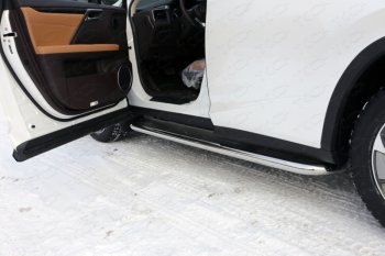 Пороги с площадкой 60,3 мм кроме F-Sport ТСС Тюнинг Lexus RX350 XU30 дорестайлинг (2003-2006)