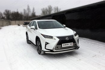 Защита переднего бампера нижняя d60,3 мм ТСС Тюнинг Lexus RX300 XU30 дорестайлинг (2003-2006)