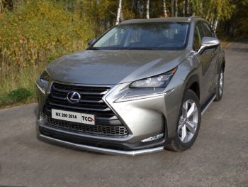 Защита переднего бампера нижняя d60,3 мм, кроме F-Sport ТСС Тюнинг Lexus NX200 Z10 дорестайлинг (2014-2017) ()