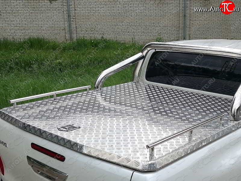 54 999 р. Защита кузова (для крышки) d71,6 мм ТСС Тюнинг Mitsubishi L200 5 KK,KL дорестайлинг (2015-2019) (нержавейка)  с доставкой в г. Воронеж