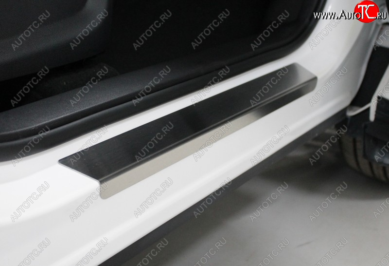 3 879 р. Накладки на пороги, ТСС Тюнинг  Chery Tiggo 7 PRO (2019-2025) (лист шлифованный)  с доставкой в г. Воронеж
