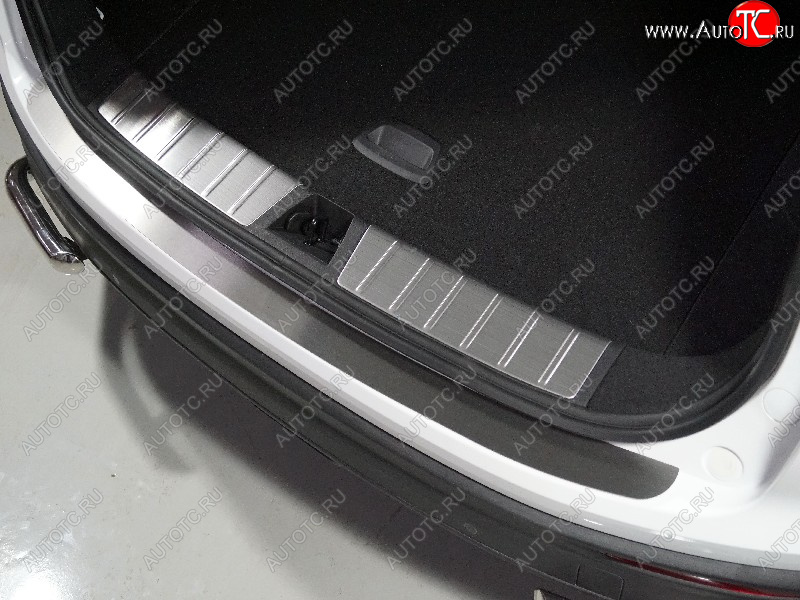 2 399 р. Накладка на задний бампер лист шлифованный, ТСС Тюнинг  Geely Coolray  SX11 (2018-2023) дорестайлинг (Лист шлифованный)  с доставкой в г. Воронеж
