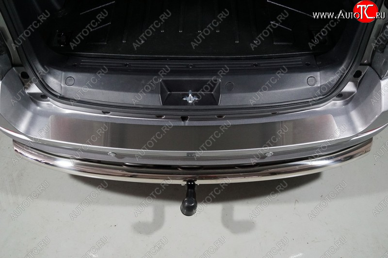 2 589 р. Накладка на задний бампер лист шлифованный, ТСС Тюнинг  Haval H5 (2020-2023) рестайлинг (Лист шлифованный)  с доставкой в г. Воронеж