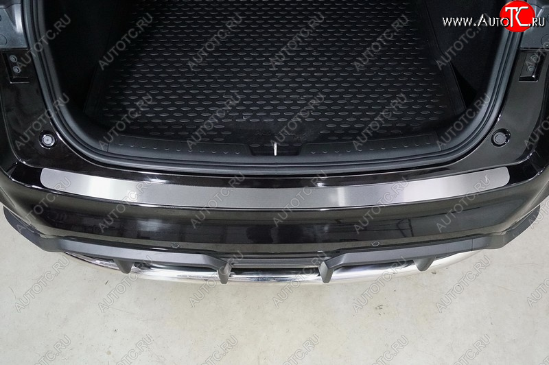 3 199 р. Накладка на задний бампер лист шлифованный, ТСС Тюнинг  Haval F7x (2022-2024) рестайлинг (Лист шлифованный)  с доставкой в г. Воронеж