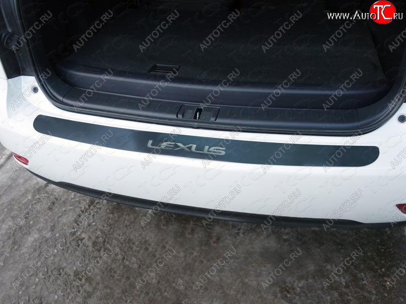 4 399 р. Накладка на задний бампер, ТСС Тюнинг  Lexus RX270  AL10 (2010-2015) дорестайлинг, рестайлинг (лист шлифованный надпись Lexus)  с доставкой в г. Воронеж