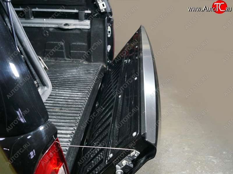 8 899 р. Накладка на задний бампер, ТСС Тюнинг  Mercedes-Benz X class  W470 (2017-2020) (Лист шлифованный)  с доставкой в г. Воронеж