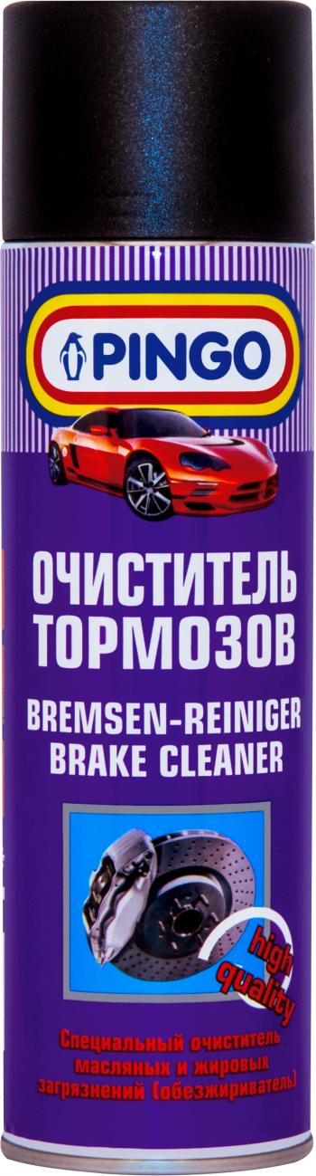 379 р. Очиститель тормозов  500 мл Pingo 85020-0  с доставкой в г. Воронеж. Увеличить фотографию 1