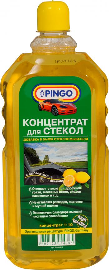 180 р. Концентрат для стеклоочистителей 1:10  1000 мл - лимон Pingo 85030-0  с доставкой в г. Воронеж. Увеличить фотографию 1