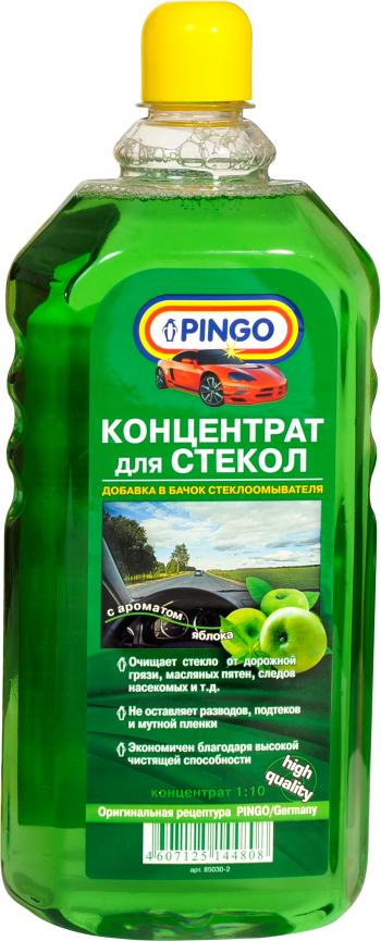 180 р. Концентрат для стеклоочистителей 1:10  1000 мл - яблоко Pingo 85030-2  с доставкой в г. Воронеж. Увеличить фотографию 1
