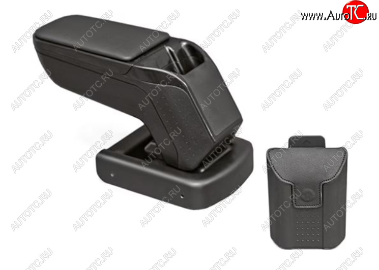 10 899 р. Подлокотник ARMSTER 2 BLACK для PEUGEOT 308 2007-2013 Пежо Peugeot 308 T7 хэтчбек 5 дв. дорестайлинг (2007-2011) (Чёрный)  с доставкой в г. Воронеж