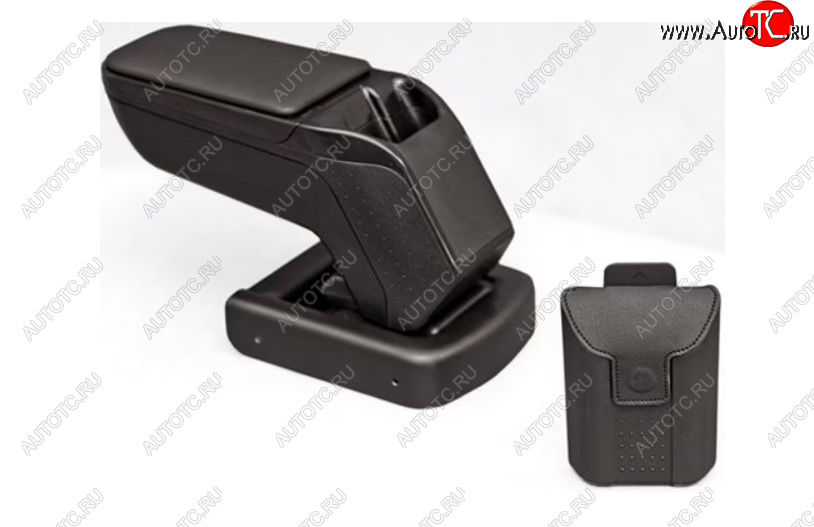 10 899 р. Подлокотник ARMSTER 2 Honda Jazz (2015-2018) (Чёрный)  с доставкой в г. Воронеж