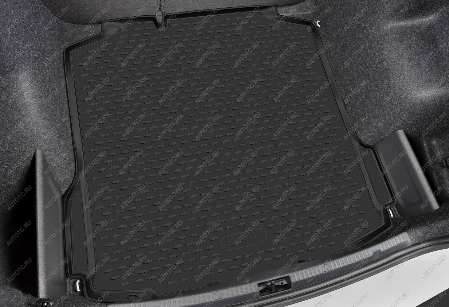 6 449 р. Коврик в багажник с функцией защиты бампера Econom подходит для MAZDA CX-5, 2017-, 1 шт. (полиуретан)  Мазда СХ-5 Element element.set.020  с доставкой в г. Воронеж