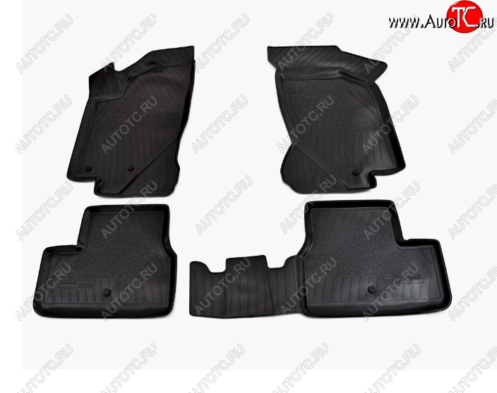 1 599 р. Коврики 3D в салон DATSUN LE1A, 2014-> 4 шт. (полиуретан)  Дацун ОН ДО DATSUN 999rmle1a00  с доставкой в г. Воронеж