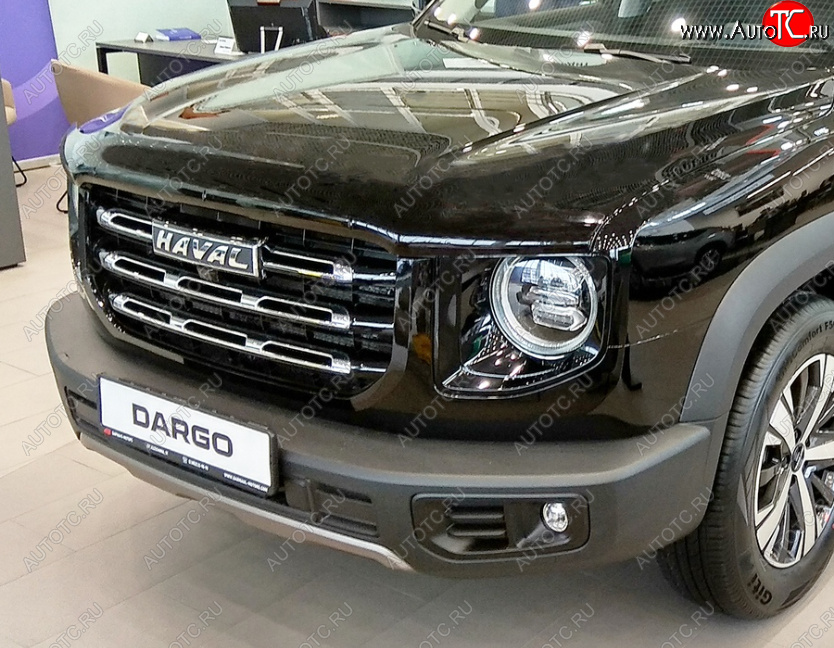 3 299 р. Дефлектор капота SIM Haval Dargo (2022-2025)  с доставкой в г. Воронеж