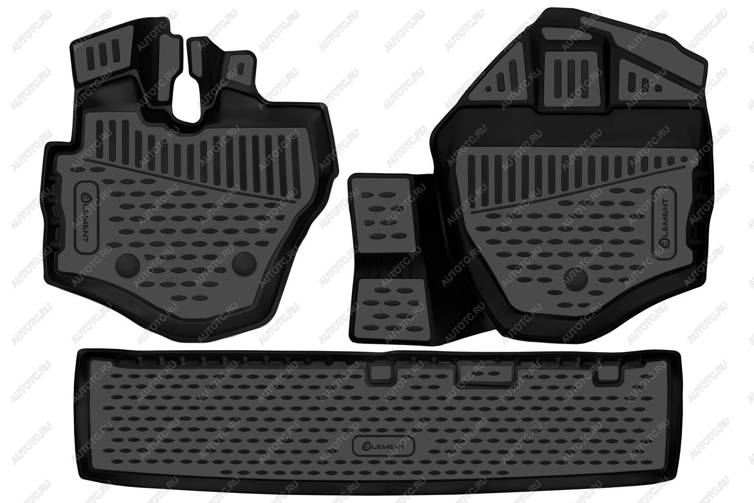 2 499 р. Коврики 3D в салон подходят для KIA Bongo 2022-, 3шт. (полиуретан)  Киа Бонго Element element3dan0401210k  с доставкой в г. Воронеж