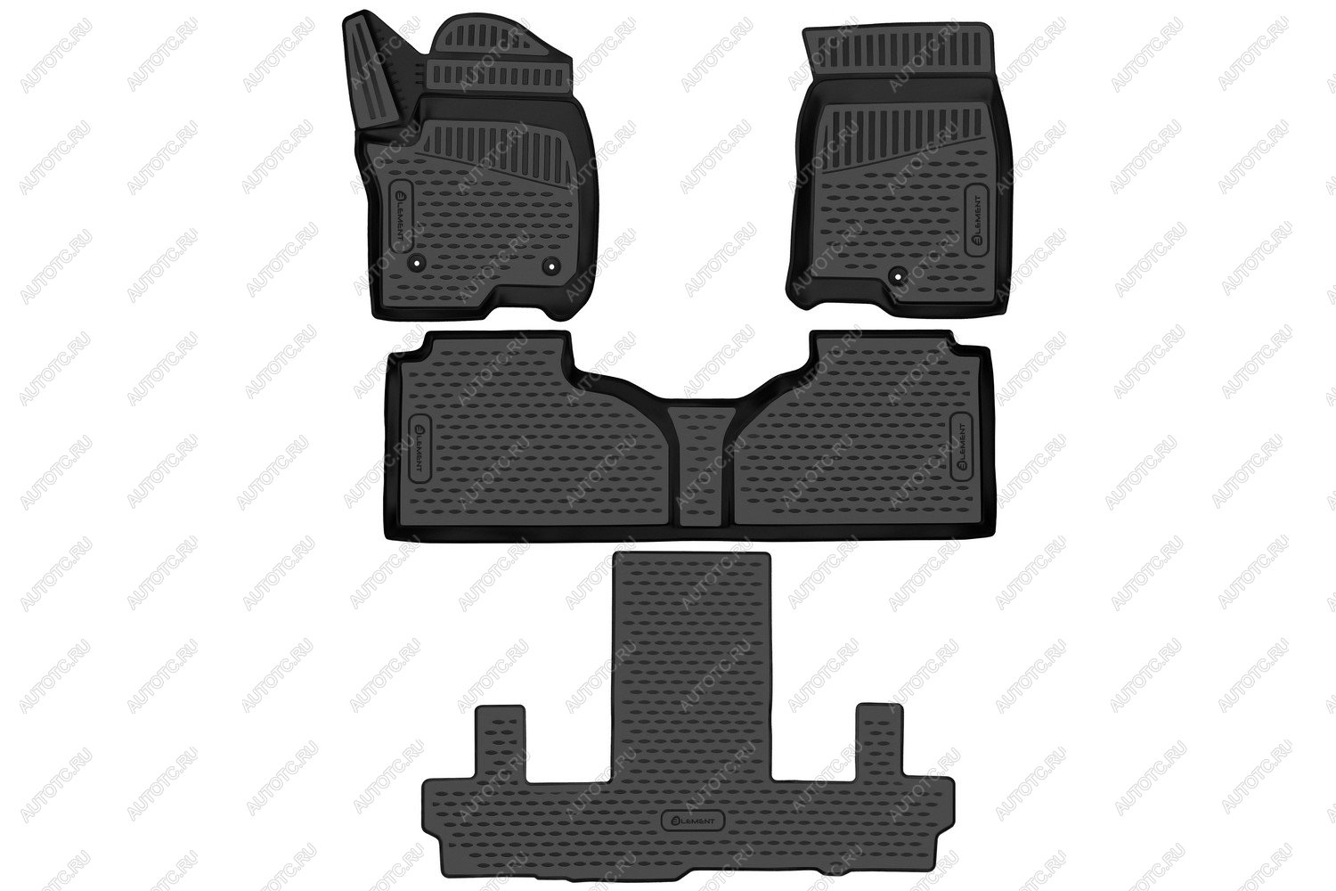3 899 р. Коврики 3D в салон подходят для CHEVROLET Tahoe (V), 2020-, внед., раздельные сид. 2 ряда, 4 шт. США  Шевроле Тахо Element element3dan0215210k  с доставкой в г. Воронеж