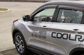 Дефлекторы окон SIM Geely (Джили) Coolray (Кулрей)  SX11 (2018-2023) SX11 дорестайлинг