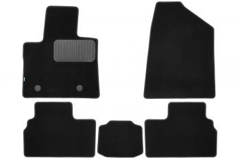9 549 р. Коврики в салон Klever Premium CHANGAN UNI-T 2022- кросс., 5шт. (текстиль)  Чанган Юни-Т Klever klever0309200522110kh  с доставкой в г. Воронеж. Увеличить фотографию 1