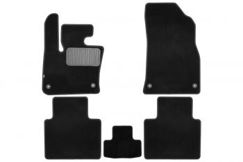 6 849 р. Коврики в салон Klever Premium GEELY Monjaro 2022-, кросс., 5 шт. (текстиль)  Джили Монжаро Klever klever0507503022110kh  с доставкой в г. Воронеж. Увеличить фотографию 1
