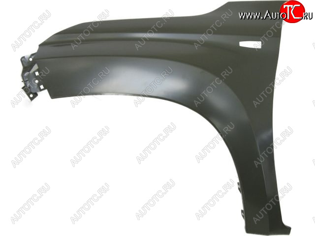 7 549 р. Левое крыло (с отверстием под повторитель поворота) BodyParts Mitsubishi L200 5 KK,KL рестайлинг (2018-2022) (Неокрашенное)  с доставкой в г. Воронеж