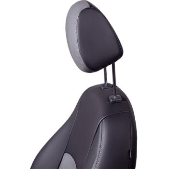 6 799 р. Комплект чехлов для сидений (РЗС 60/40 3Г Илана+Орегон) ТУРИН СТ Lord Autofashion Geely GC6 (2014-2017) (черный, вставка серая, строчка серая)  с доставкой в г. Воронеж. Увеличить фотографию 3