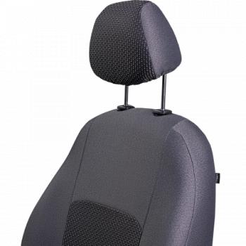 5 399 р. Комплект чехлов для сидений (3 дв. ЦЗС 2Г Жаккард) ДУБЛИН Lord Autofashion  Лада нива 4х4 ( 2121,  2121 (Legend)) (2019-2025) Урбан, 3 дв. 2-ой рестайлинг (серый, вставка Сеул серая)  с доставкой в г. Воронеж. Увеличить фотографию 10