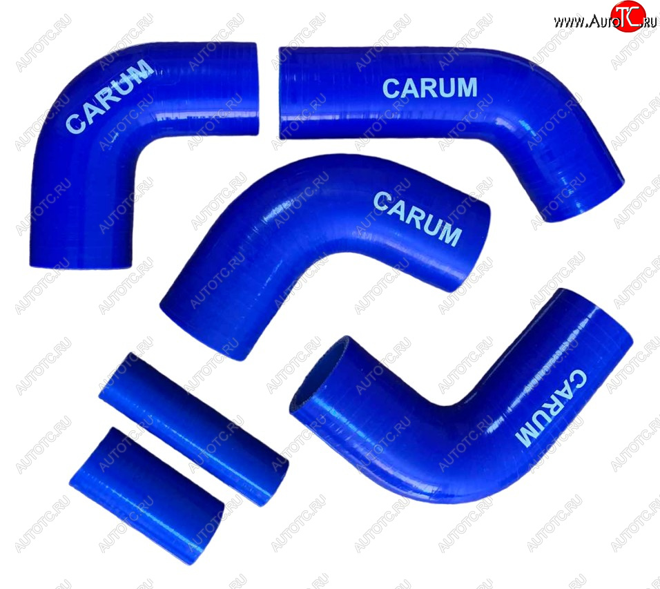 1 539 р. Комплект патрубков силиконовых радиатора дв.ЗМЗ-405 Ев-2 (6шт) помпа с электромуфтой. Толщина стенки патрубка 5 мм, армирование 4 нити CARUM  ГАЗ ГАЗель ( 3302,  3302,Бизнес) (1994-2025) дорестайлинг шасси, 1-ый рестайлинг бортовой , 2-ой рестайлинг шасси  с доставкой в г. Воронеж