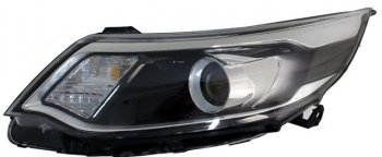 7 949 р. Левая фара (корректор, линзован) BODYPARTS KIA Rio 3 QB рестайлинг седан (2015-2017)  с доставкой в г. Воронеж. Увеличить фотографию 3