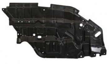 649 р. Левая защита картера двигателя BODYPARTS  Toyota Camry  XV50 (2011-2014) дорестайлинг  с доставкой в г. Воронеж. Увеличить фотографию 2