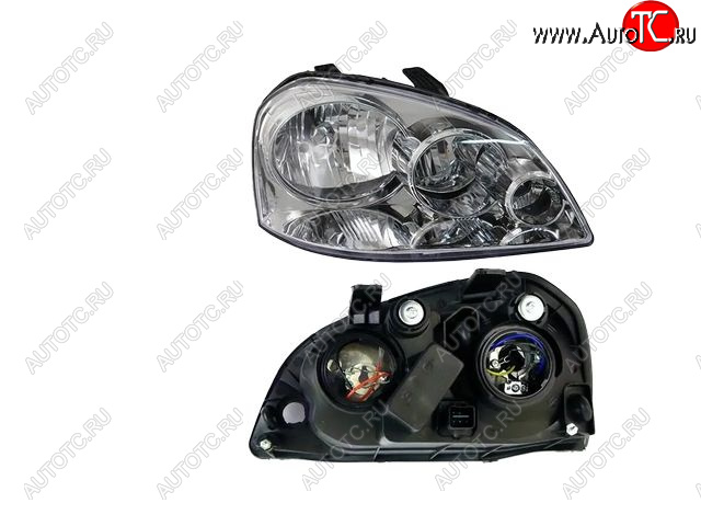 3 279 р. Правая фара передняя BodyParts Chevrolet Lacetti седан (2002-2013)  с доставкой в г. Воронеж