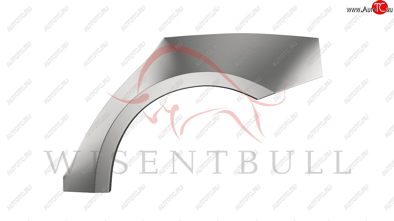 2 189 р. Левая задняя ремонтная арка (внешняя) Wisentbull  CITROEN C4  B7 (2013-2022) седан дорестайлинг, седан рестайлинг  с доставкой в г. Воронеж