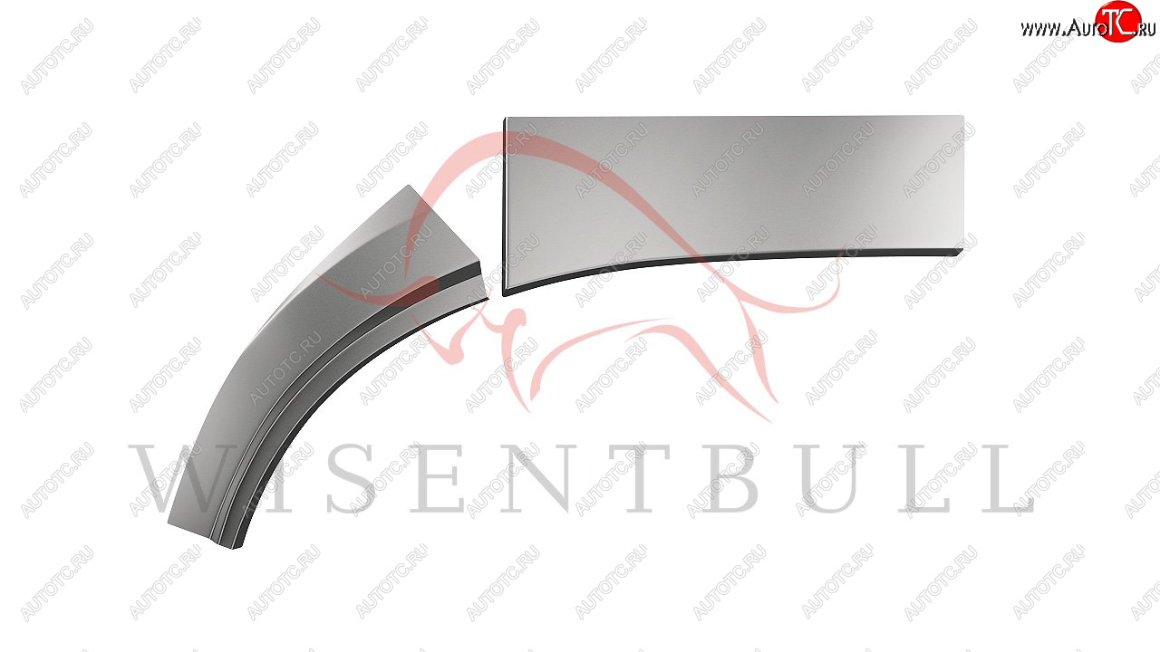 2 189 р. Левая задняя ремонтная арка (внешняя) Wisentbull  Fiat Multipla (1998-2010)  с доставкой в г. Воронеж