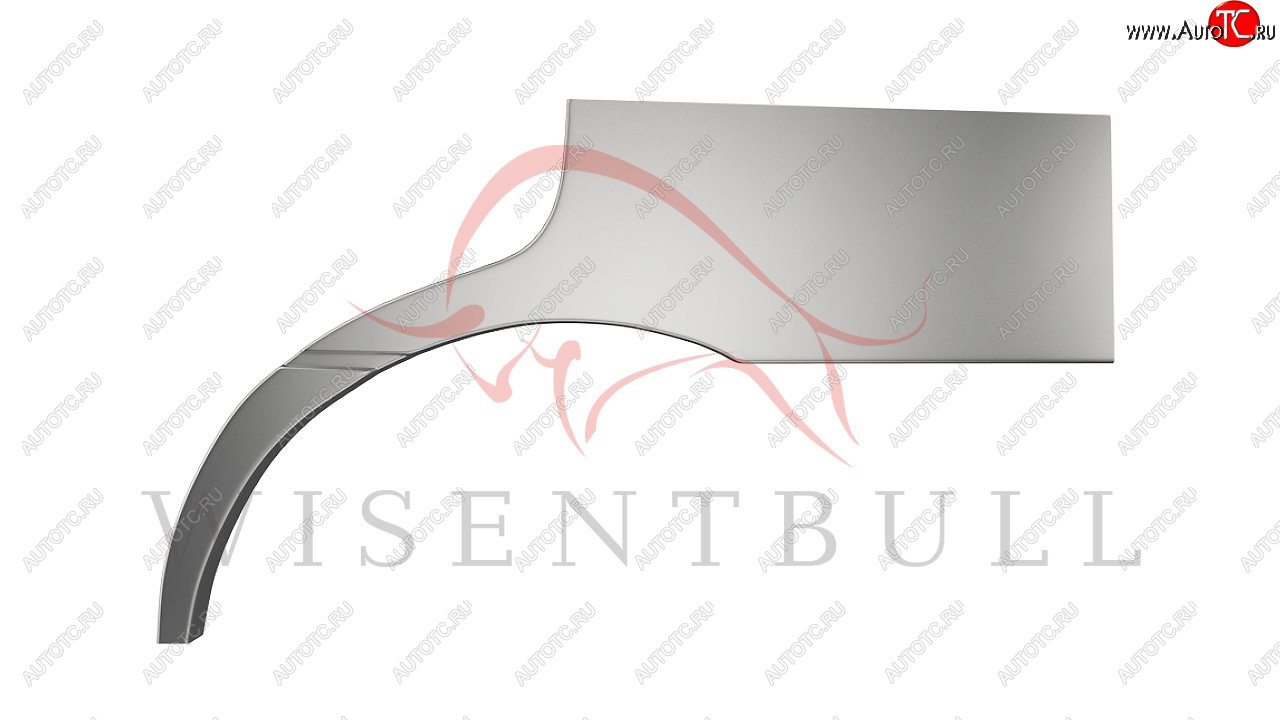 2 189 р. Левая задняя ремонтная арка (внешняя) Wisentbull  KIA Rio  1 DC (2002-2005) рестайлинг седан  с доставкой в г. Воронеж