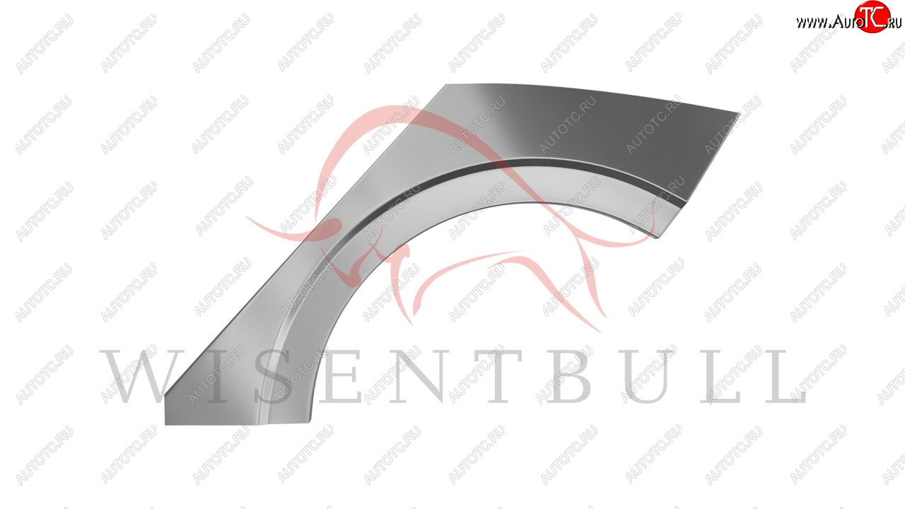 2 189 р. Левая задняя ремонтная арка (внешняя) Wisentbull  Peugeot 208  1 (2012-2019)  с доставкой в г. Воронеж