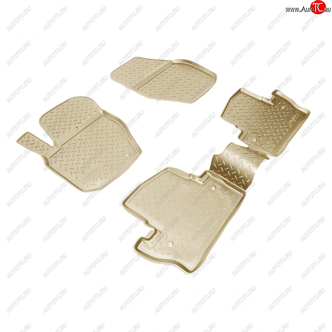 3 369 р. Коврики салонные Norplast  Volvo S60  FS седан (2010-2013) дорестайлинг (бежевый)  с доставкой в г. Воронеж
