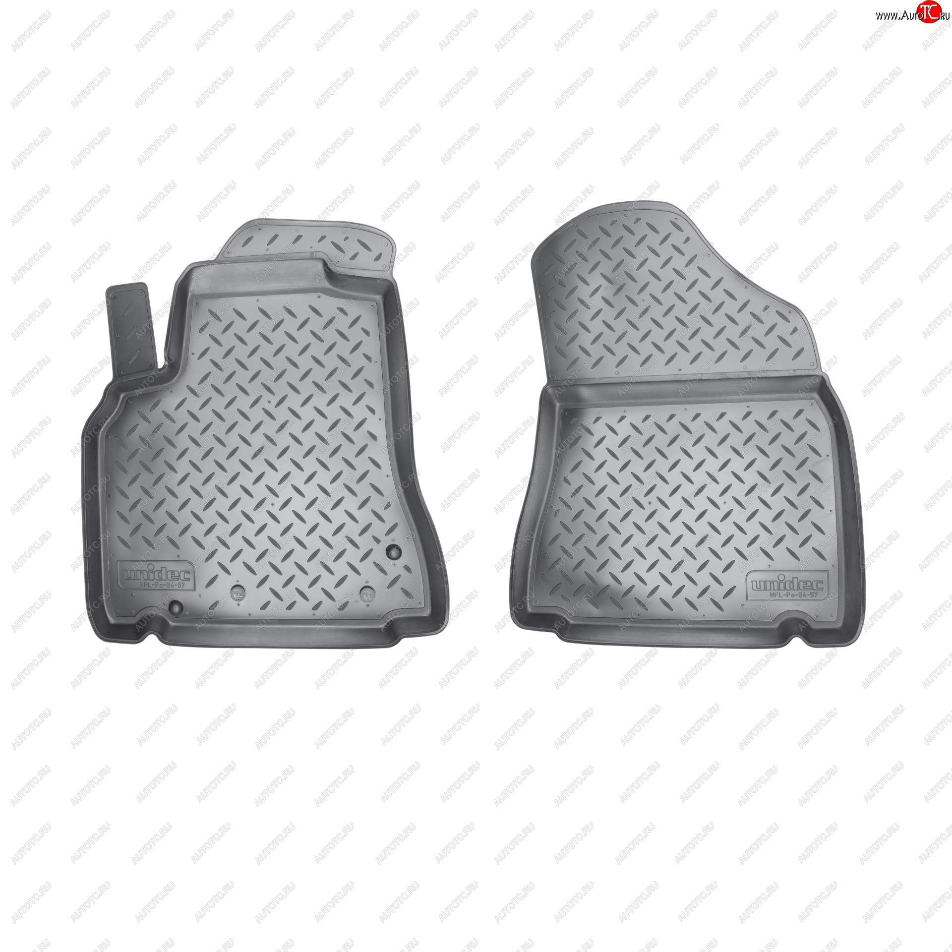 1 839 р. Коврики салонные (пер) Norplast CITROEN Berlingo B9 рестайлинг (2015-2022) (серый)  с доставкой в г. Воронеж