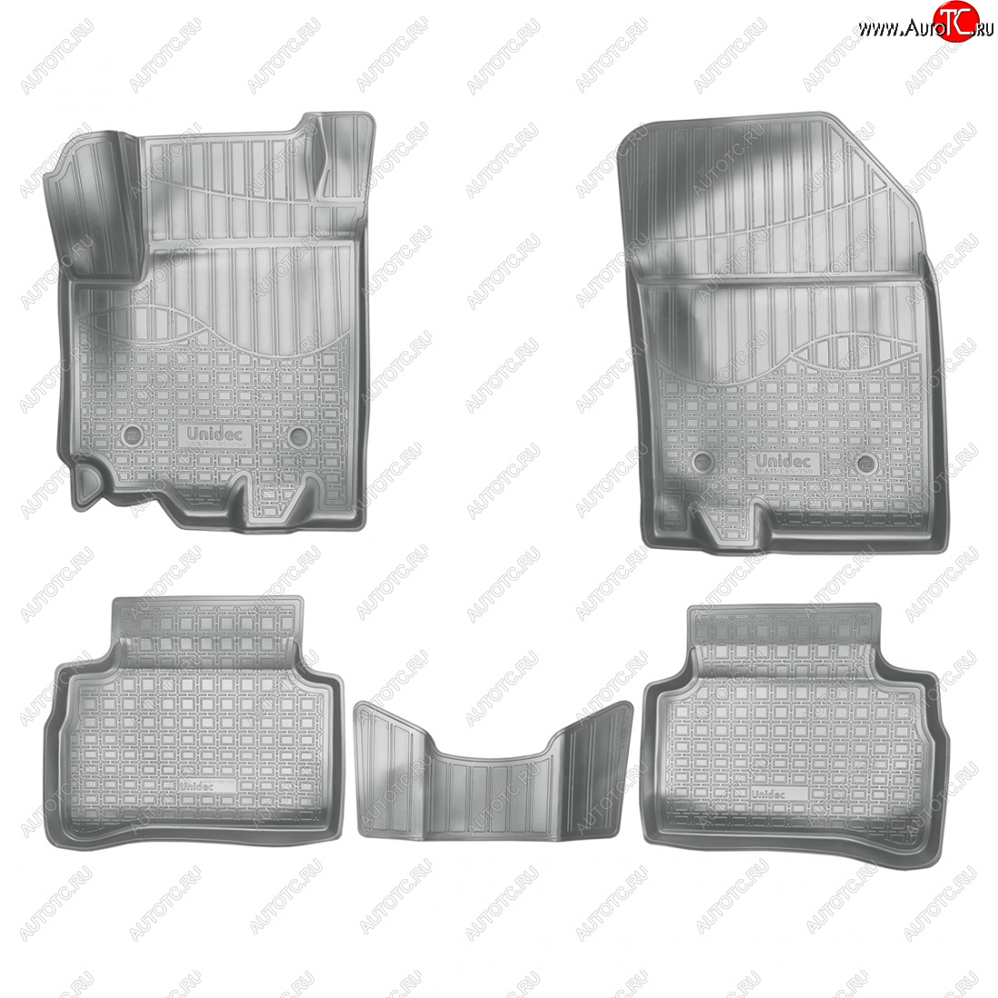 2 989 р. Коврики салонные 3D Norplast  Suzuki Vitara  LY (2015-2019) дорестайлинг (серый)  с доставкой в г. Воронеж