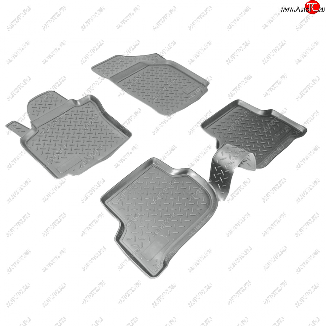 3 089 р. Коврики салонные Norplast  Seat Altea  5P (2004-2009) дорестайлинг (серый)  с доставкой в г. Воронеж