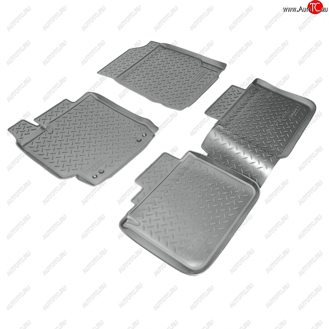 3 199 р. Коврики салонные Norplast  Toyota Camry ( XV50,  XV55) (2011-2017) дорестайлинг, 1-ый рестайлинг (серый)  с доставкой в г. Воронеж